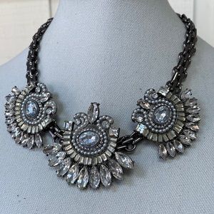 Big bold gorgeous rhinestone statement necklace